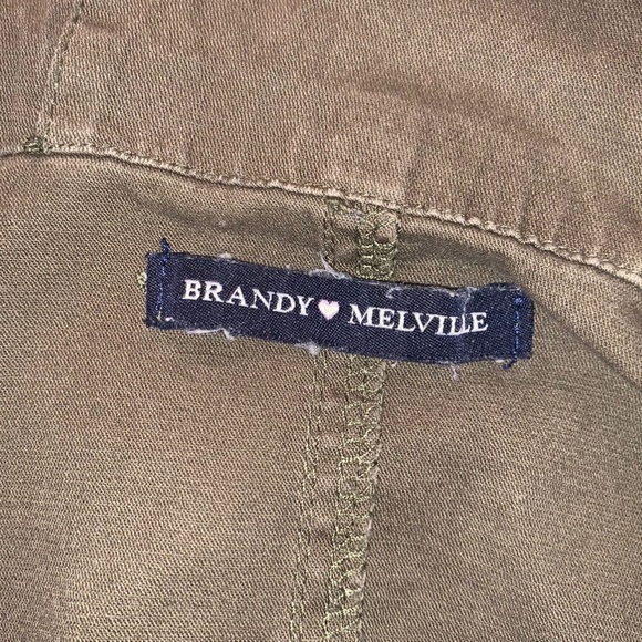 Brandy Melville Army Green Hailey Jacket - Picture 4 of 4